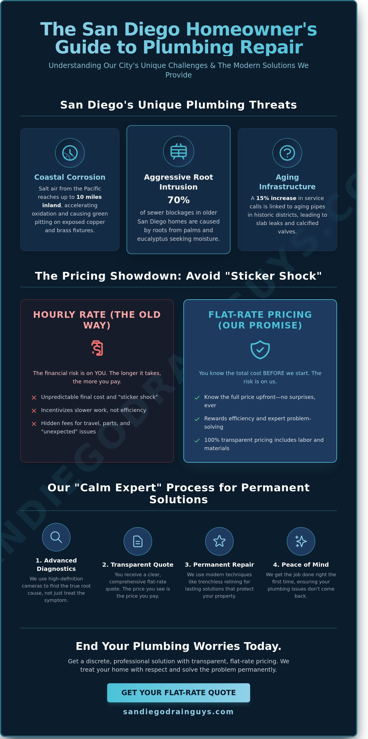 Plumbing Repair San Diego: Professional, Flat-Rate Solutions for Your Home