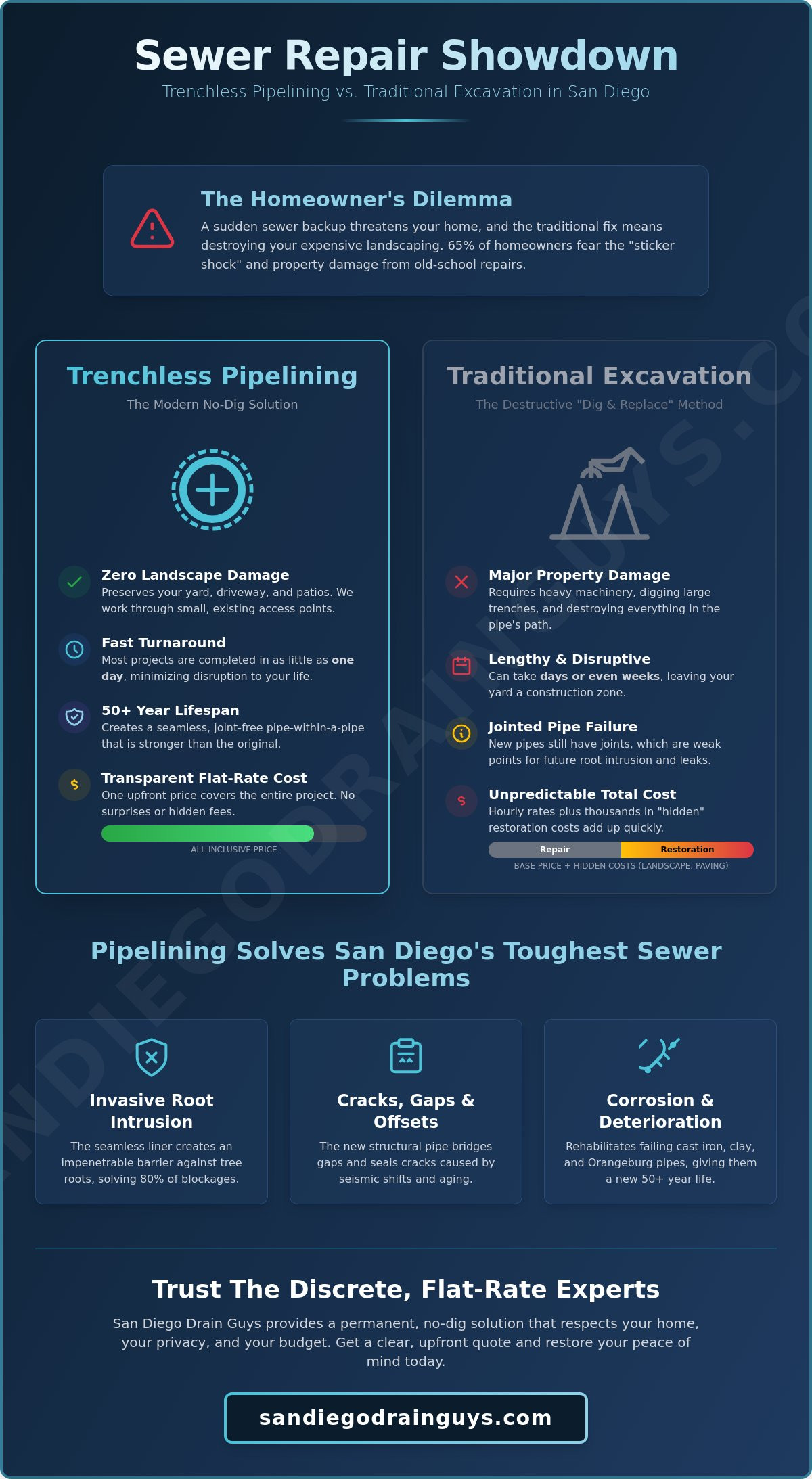 Sewer Pipelining Near Me: San Diego’s Guide to Trenchless Repair in 2026