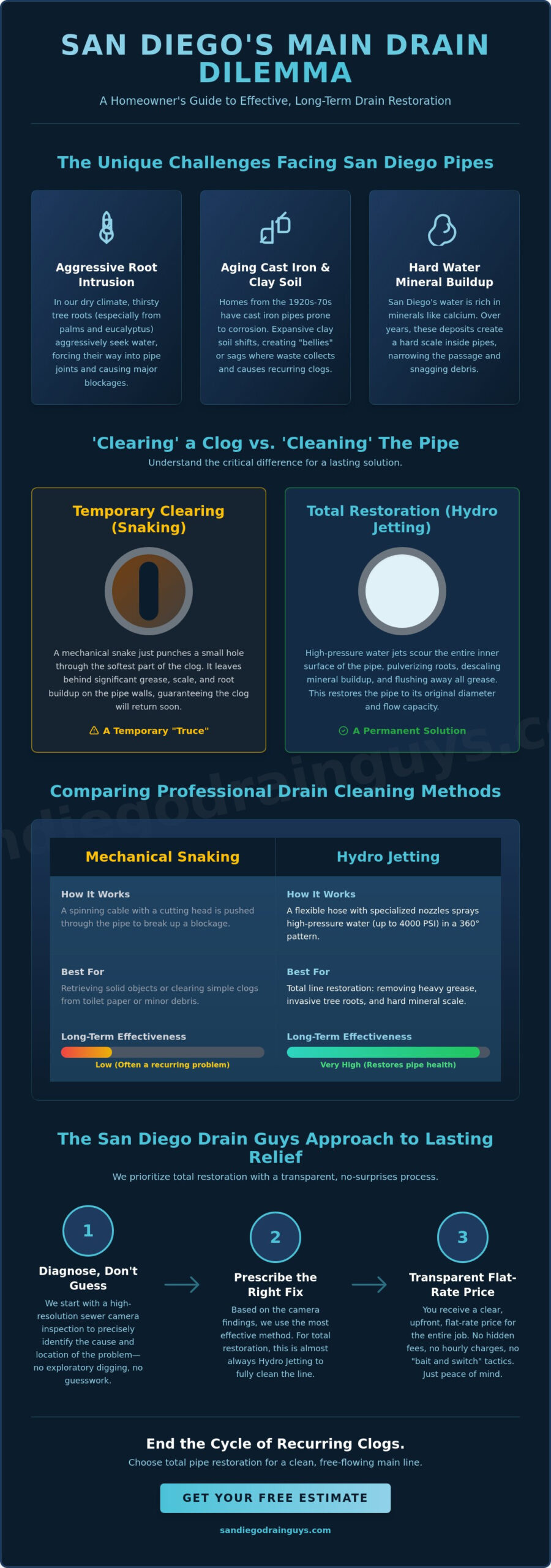 Main Drain Cleaning Near Me: San Diego’s Top Solutions for 2026