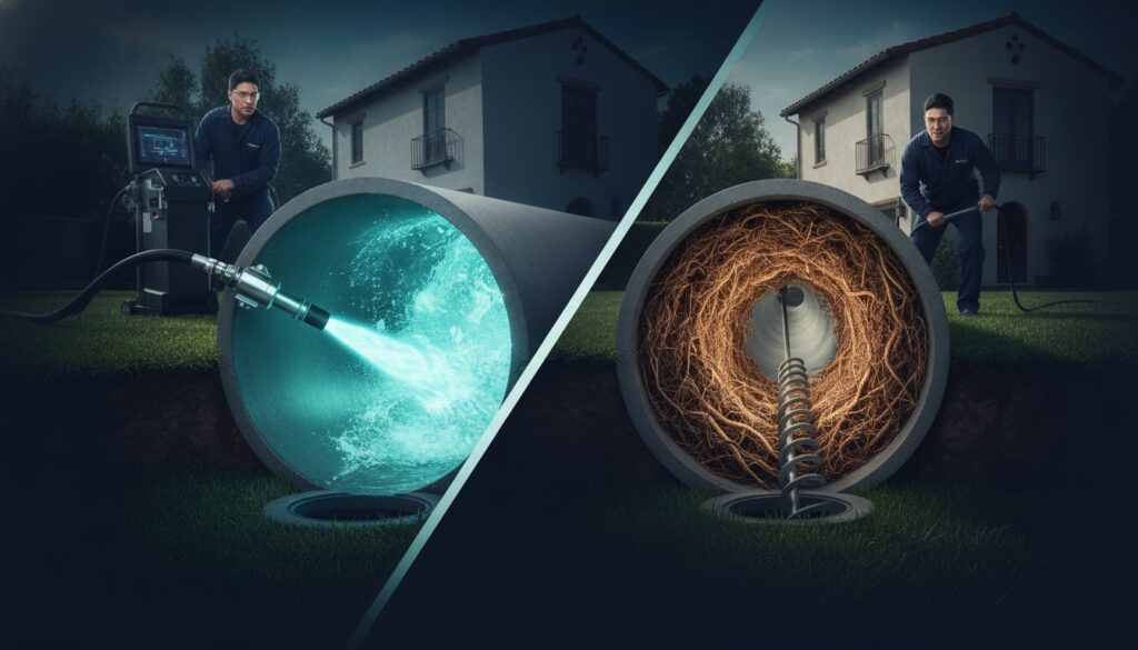 Hydro Jetting vs. Snaking for Roots: Which Is Better for Your San Diego Home?