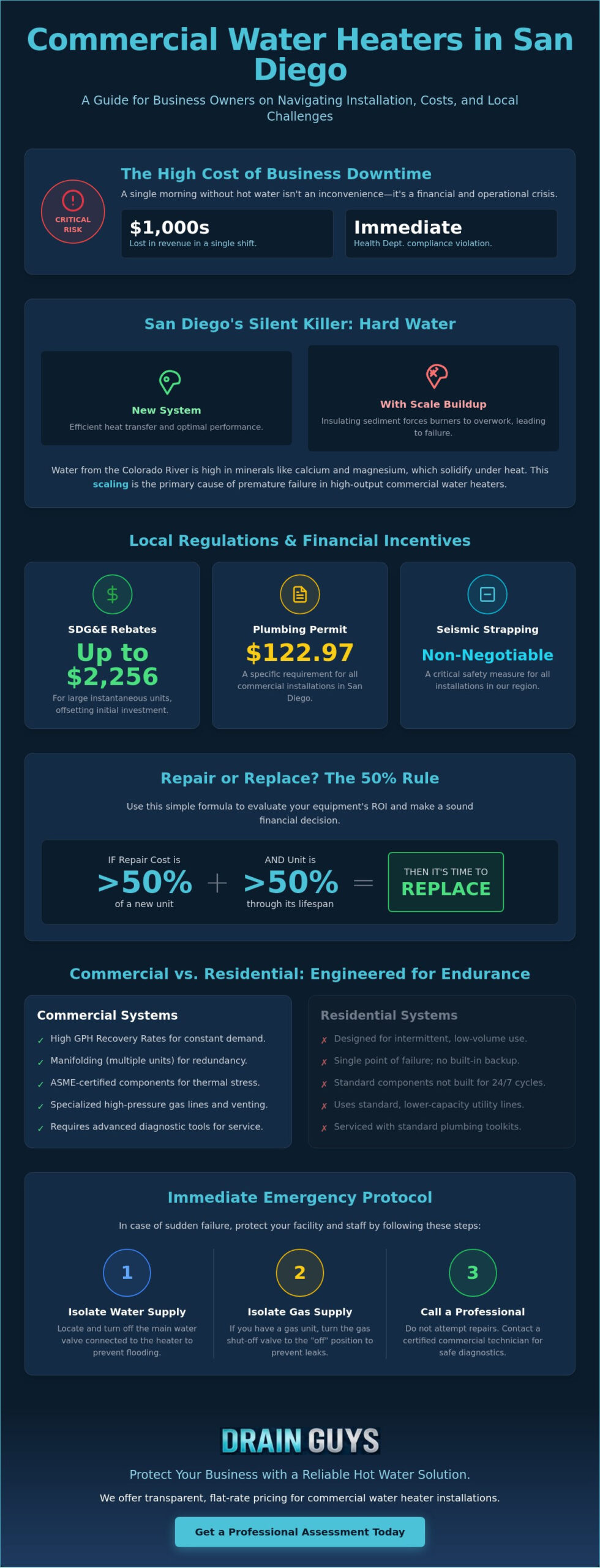 Commercial Water Heater Installation in San Diego: The 2026 Business Guide